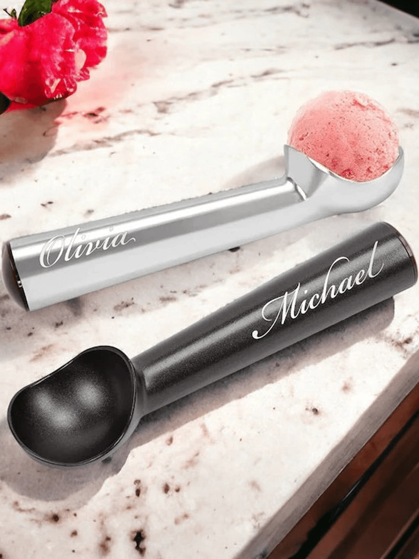 Aluminum Personalized Ice Cream Scoop